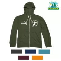Soccer ACE Men's Super Soft Whisper Fleece Full Zip Hoodie