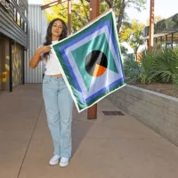 Extra-Large Slip Scarf - Mimic