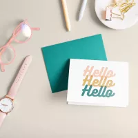 4.25"x5.5" Folded Letterpress Card