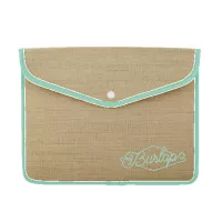 Burlap Snapfolio For 15" Macbook Air®/Macbook Pro®