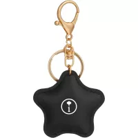 Star Leather Keychain