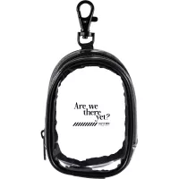 Round Clear Bag Charm