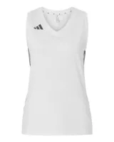 Adidas® Women's Quickset V-Neck Sleeveless Jersey Tank Top