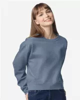 Comfort Colors® Women's Garment-Dyed Mid-Length Crewneck Sweatshirt