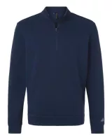 Adidas® Men's Elevated Fleece Quarter-Zip Pullover Sweater