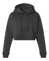 BOXERCRAFT Women's Cropped Fleece Hooded Sweatshirt
