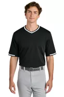 Sport-Tek® Tough Mesh V-Neck Baseball Jersey