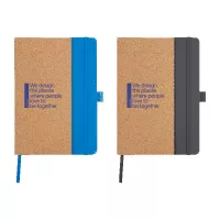 Hickory FSC® Certified Cork & Recycled PU Notebook