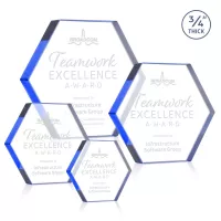 Gilford Hexagon Award - Blue