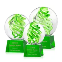 Vortex Award on Robson Base - Green