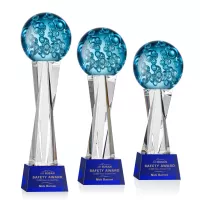 Addison Award on Grafton Base - Blue