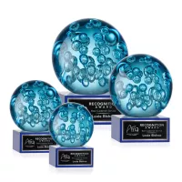 Addison Award on Hancock Base - Blue