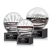 Serenity Award on Square Marble - Black