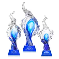 Breaker Award on Sheffield Base - Blue