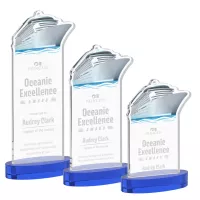 Voyager Award on Alberton Base - Blue