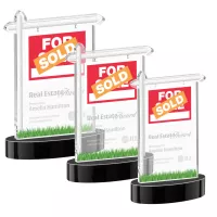 Real Estate Award on Alberton Base - Black