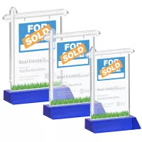 Real Estate Award - Blue