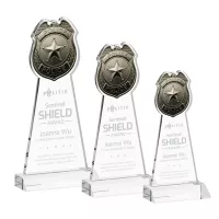 Police Badge Award - Clear