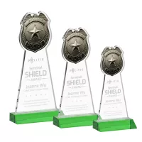 Police Badge Award - Green