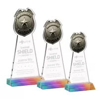 Police Badge Award - Prismatic