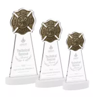 Fire Dept Award on Alberton Base - White