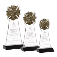 Fire Dept Award - Black