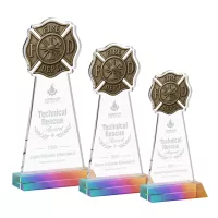Fire Dept Award - Prismatic