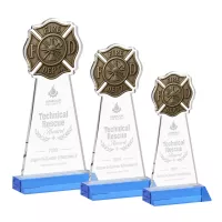 Fire Dept Award - Sky Blue