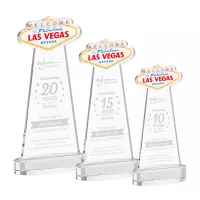Las Vegas Award on Alberton Base - Clear