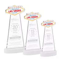 Las Vegas Award on Alberton Base - White