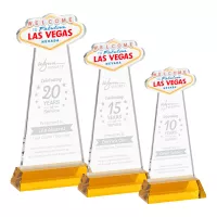 Las Vegas Award on Hartford Base - Amber