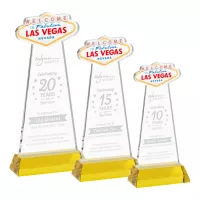 Las Vegas Award on Hartford Base - Gold