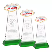 Las Vegas Award on Hartford Base - Green