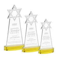 Star of David Award on Alberton Base - Gold