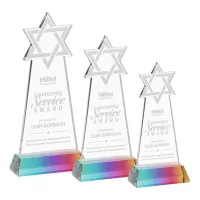 Star of David Award on Hartford Base - Prismatic