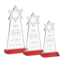 Star of David Award - Red