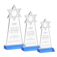 Star of David Award - Sky Blue
