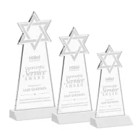 Star of David Award - White