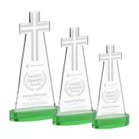 Cross Award on Alberton Base - Green