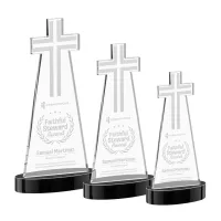 Cross Award on Alberton Base - Black