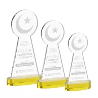 Crescent & Star Award on Alberton Base - Gold