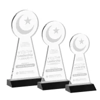 Crescent & Star Award - Black