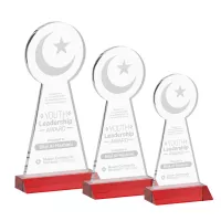 Crescent & Star Award - Red
