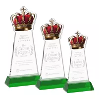 Crown Award on Hartford Base - Green