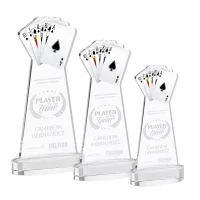 Poker Award on Alberton Base - Clear