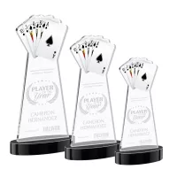 Poker Award on Alberton Base - Black