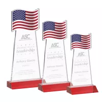 Flag Award - Red
