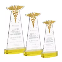 Caduceus Award on Alberton Base - Gold