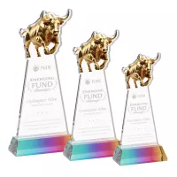 Raging Bull Award on Hartford Base - Prismatic