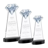 Gemstone Award on Alberton Base - Black